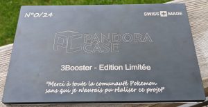 Protection pour 3 boosters Pokémon Wizard en Aluminium noir, SwissMade, Edition Limitée ! – Image 4