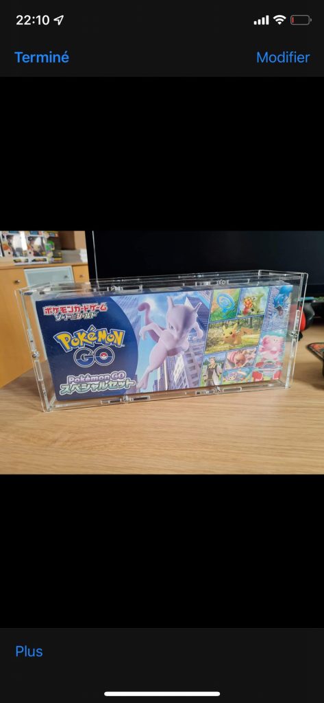 Protection pour coffret Pokémon Go japonais