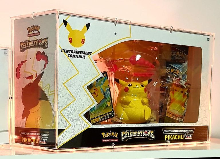Protection pour coffret figurine Pikachu Vmax