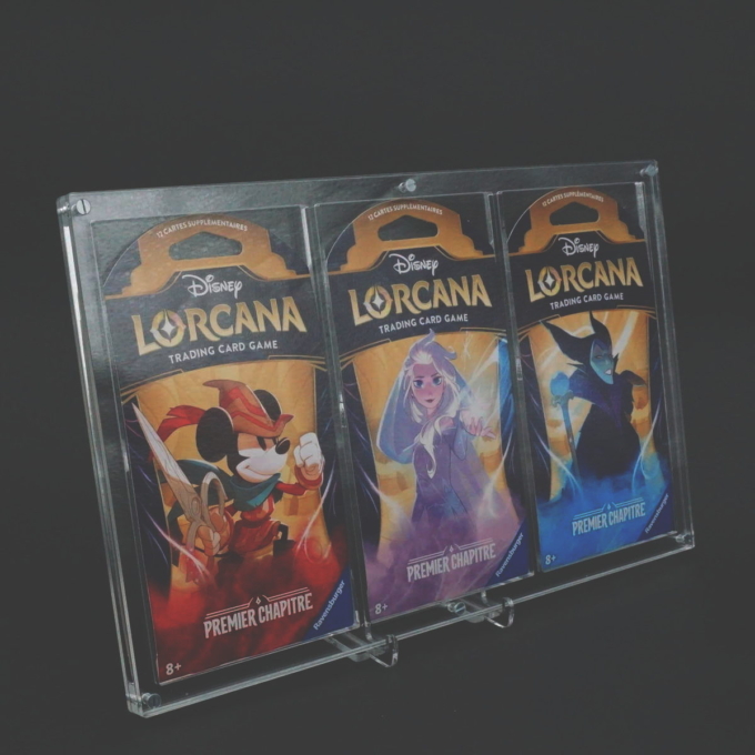 Protection pour boosters sous blister Lorcana TCG