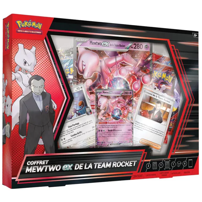 Protection pour coffret Mewtwo Ex de la Team Rocket
