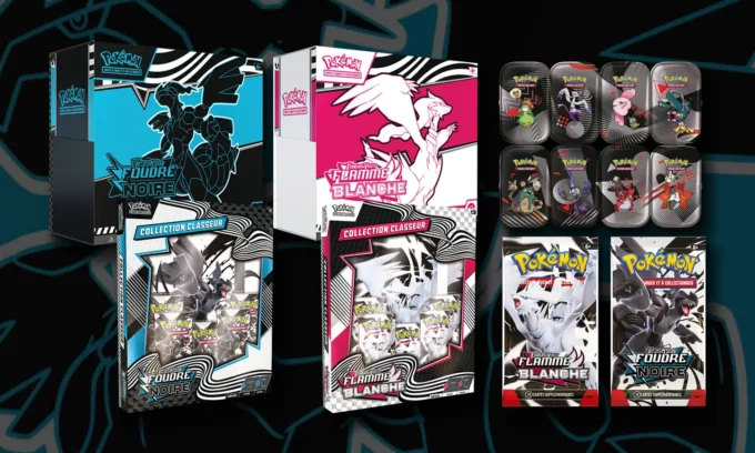 Protections coffrets Pokémon Flamme Blanche - Foudre Noire EV 10.5