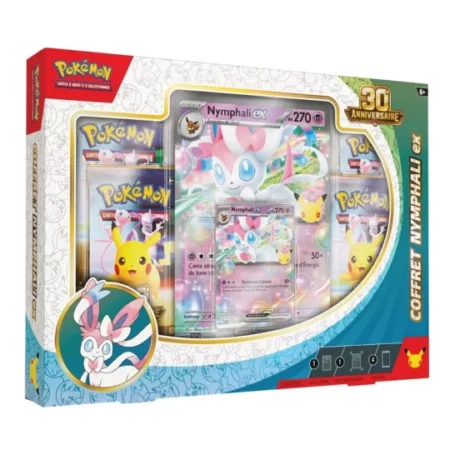 Protection coffret Pokémon Nymphali 30 ans