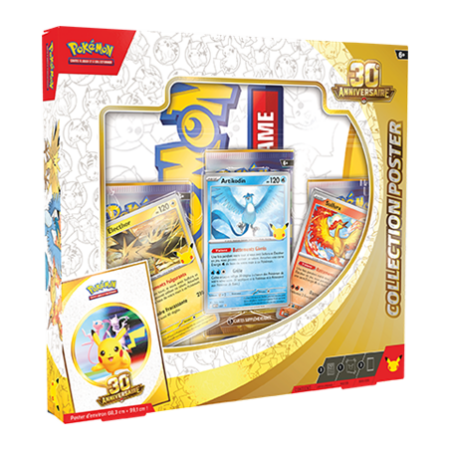 Protection coffret Pokémon Poster 30 ans