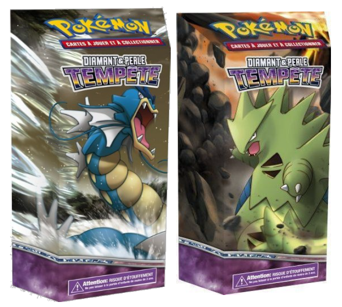 Decks Pokémon Tempête scellés