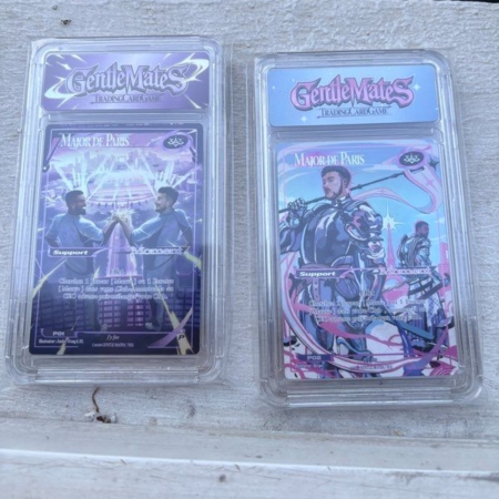 Protection pour 2 cartes gentlemates Major Paris