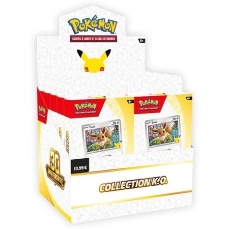 Protection display coffret KO collection Pokémon 30 ans