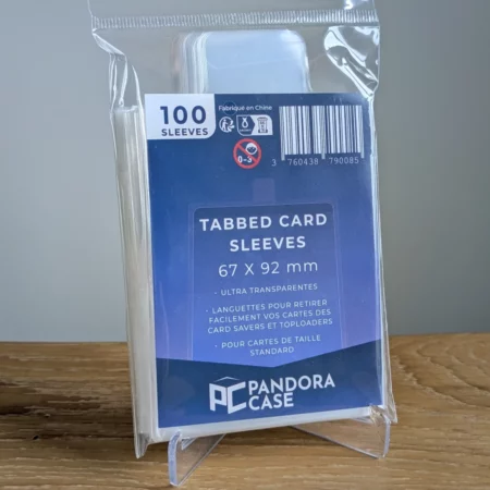 Pack de 100 sleeves à languette